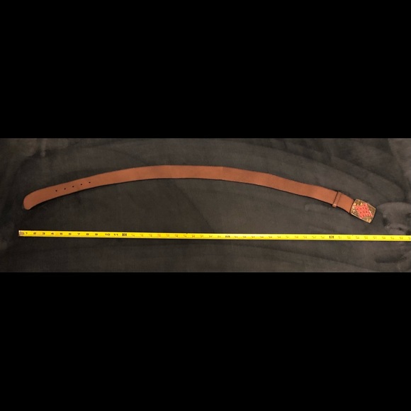 PRADA Leather Snake/Python Skin Style Belt - Picture 5 of 12